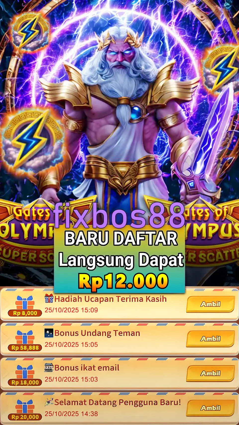 fixbos88 Tangkapan Layar - APK Resmi